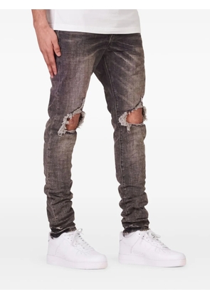 Purple Brand P002 distressed-knee skinny jeans - Black