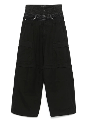Balenciaga triple-waist trousers - Black