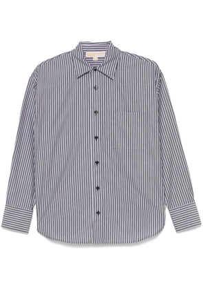 Michael Michael Kors striped poplin shirt - Black
