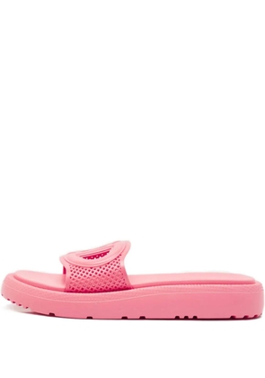 Christian Dior Pre-Owned cut-out logo slides - Pink