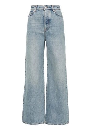 LOEWE high-rise wide-leg jeans - Blue