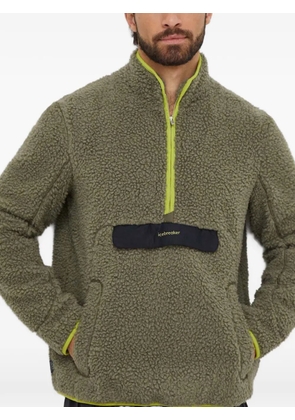 icebreaker zip fleece sweatshirt - Green