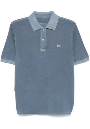 ERL logo-patch polo shirt - Blue