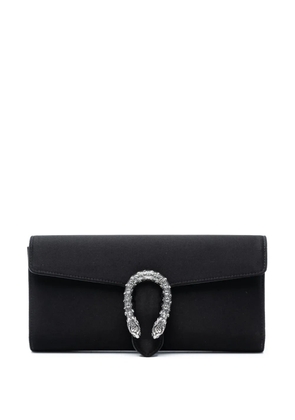 Gucci Pre-Owned 2016-2025 Satin Dionysus clutch bag - Black