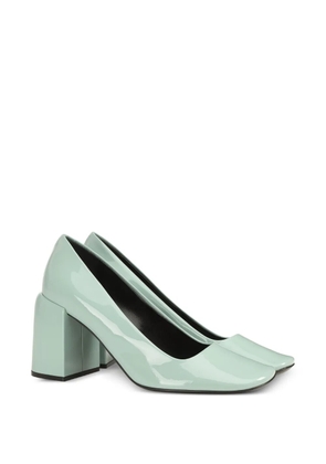 Sergio Rossi 80mm block heel pumps - Green