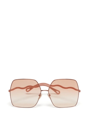 Chloé Pre-Owned gradient-lenses sunglasses - Pink