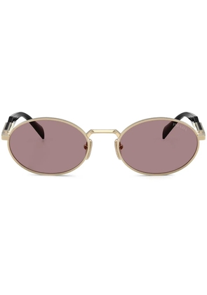Prada Eyewear round-frame sunglasses - Gold
