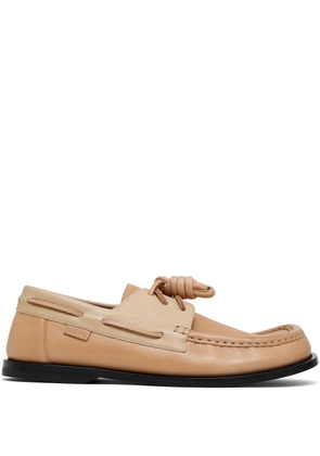LOEWE Campo boat shoes - Neutrals
