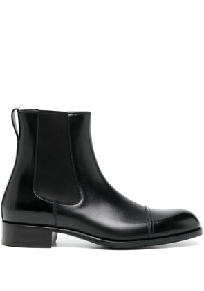 TOM FORD leather ankle boots - Black