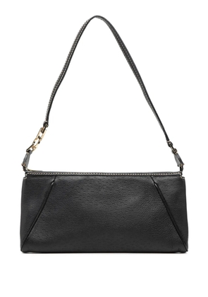 Ferragamo Pre-Owned 2010-2025 Leather Gancini shoulder bag - Black