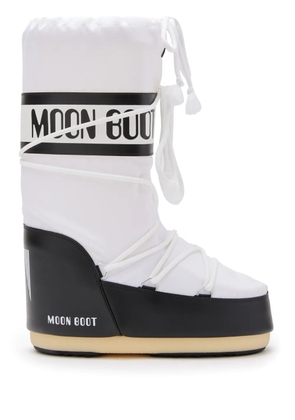 Moon Boot Icon logo-print boots - White