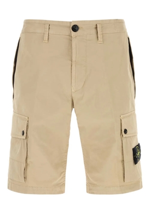 Stone Island stretch-cotton cargo shorts - Neutrals