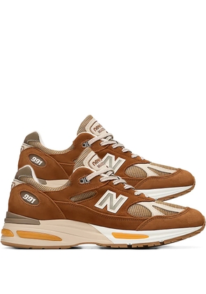 New Balance 991v2 panelled low-top sneakers - Brown