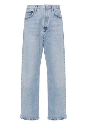 AGOLDE Fran low-rise straight-leg jeans - Blue
