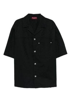 Gucci short-sleeve button shirt - Black