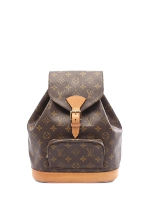 Louis Vuitton Pre-Owned 1997 Montsouris MM monogram leather backpack - Brown