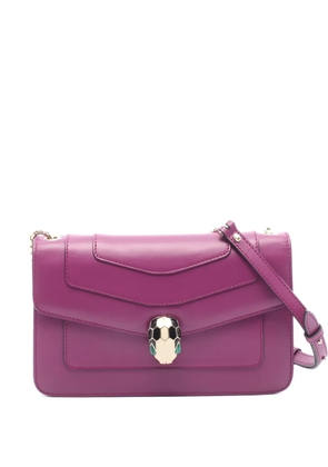 Bvlgari Pre-Owned 2010s Serpenti Forever chain shoulder bag - Purple