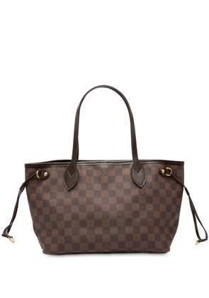 Louis Vuitton Pre-Owned 2011 Damier Ebene Neverfull PM tote bag - Brown