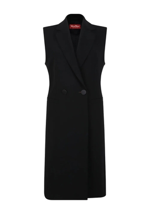 Max Mara Double-breasted cady jacket - Black