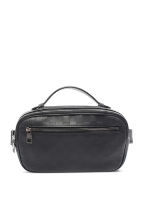 Louis Vuitton Pre-Owned 2017 Ambler Damier leather body bag - Black