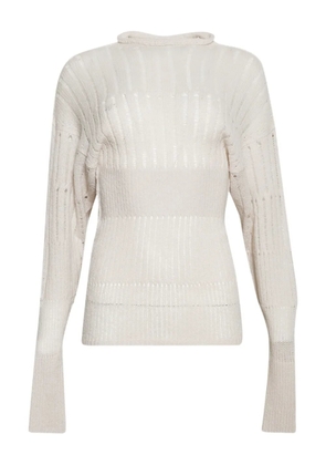 Rick Owens Dafne openwork sweater - Neutrals