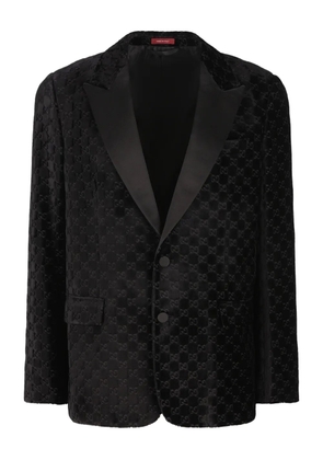Gucci GG-pattern blazer - Black