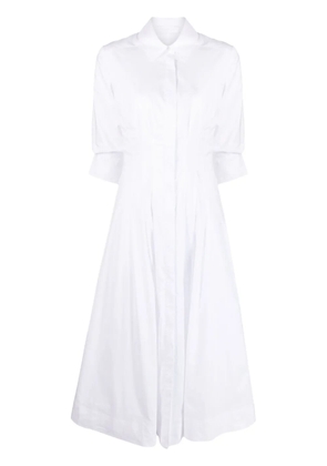 Simkhai Jazz pintuck midi dress - White