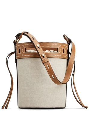 Tod's small Kate panelled bucket bag - Neutrals