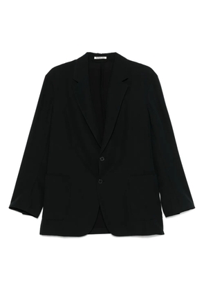 Auralee cotton-wool blazer - Black