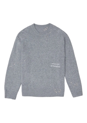 DOMREBEL embroidered crew-neck sweater - Grey