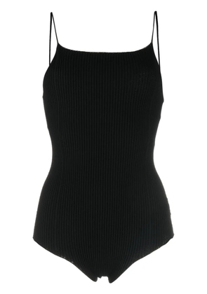 AERON Lourde sleeveless ribbed bodysuit - Black