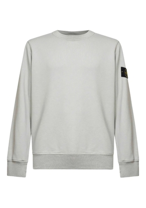 Stone Island ribbed badge sweatshirt - Green