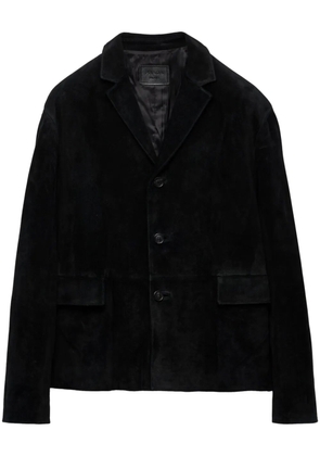 Prada suede blazer - Black
