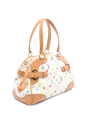 Louis Vuitton Pre-Owned x Takashi Murakami 2011 Claudia monogram-canvas shoulder bag - White