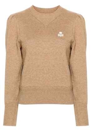 MARANT ÉTOILE Kelaya logo-embroidered jumper - Neutrals