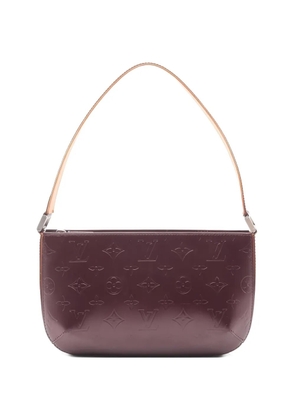 Louis Vuitton Pre-Owned 2002 monogram-pattern leather shoulder bag - Purple