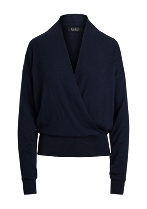 Lauren Ralph Lauren wrap cotton knitwear - Blue