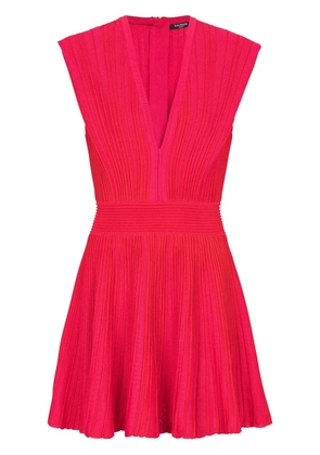 Balmain raised-seam mini dress - Pink