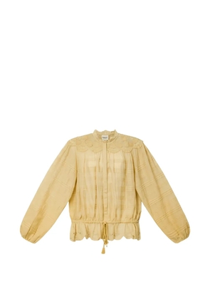 ISABEL MARANT lace-detail blouse - Neutrals