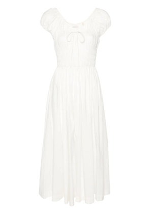 DÔEN Quinn midi dress - White