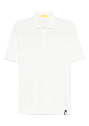 Drumohr logo-tag polo shirt - White