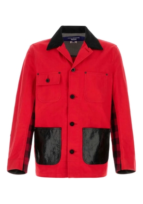 Junya Watanabe MAN panelled jacket - Red