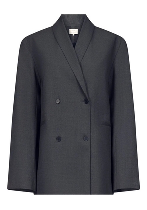 LouLou de Saison double-breasted shawl-collar blazer - Grey