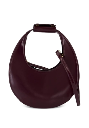 STAUD mini Moon crescent top-handle shoulder bag - Red