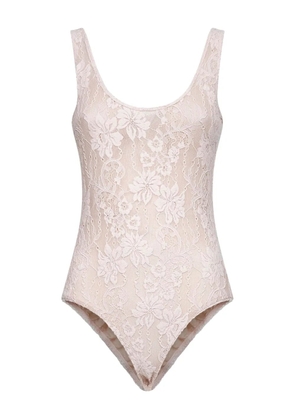 ZIMMERMANN floral-lace bodysuit - LPI LIGHT PINK