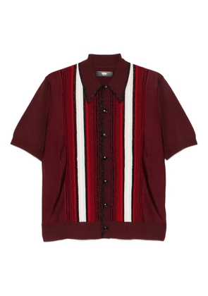 AMIRI embellished striped shirt - Red