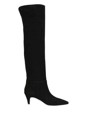 Gianvito Rossi knee-high pointed-toe boots - Black