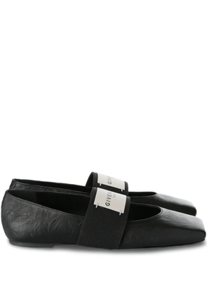 Givenchy Sliced Square elastic-strap ballet flats - Black