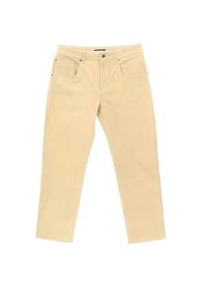 Louis Vuitton Pre-Owned 2010s corduroy cotton trousers - Neutrals