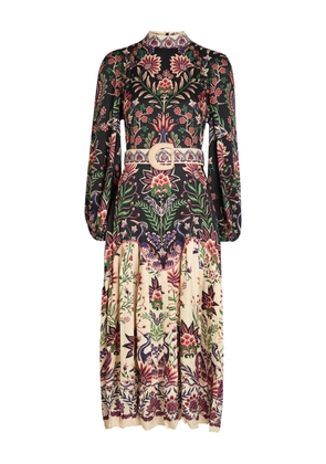 FARM Rio belt-detail midi dress - Black